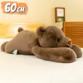 Мягкая игрушка подушка Мишка 60 см / детская плюшевая обнимашка / подарок для мальчика и девочки