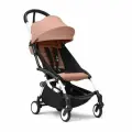 Stokke Yoyo 3 Прогулочная коляска легкая для путешествий в ручную кладь White/Ginger