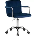 Офисное кресло для персонала DOBRIN TERRY, синий велюр (MJ9-117)