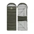 Спальный мешок Naturehike U Series Двойной хлопок Green U250S, молния слева