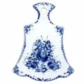 Доска сервировочная, доска сырная. Галактика г. Гжель. Фарфор. Ручная роспись. Длина 26 см.