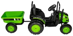 Электромобиль Barty Трактор с прицепом TR001 (Зеленый)