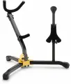 Духовые инструменты и аксессуары Hercules DS533BB - Стойка альт/тенор саксофон + 1 сопрано-саксофон