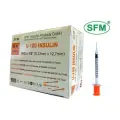 Шприц одноразовый инсулиновый U-100 SFM с иглой 0,5 мл, 29G (0,33х12,7 мм) 100шт