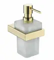 Настенный дозатор для жидкого мыло Grocenberg AC0028 (Золото глянец)