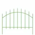 Заборчик садовый «Вертикаль», зеленый, металл, 71х82х400см, 5 элементов
