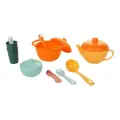 Набор детской посуды «Soft Glue» 11 предметов, игровой для обучения сервировке, пластик, яркие цвета