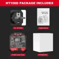 HABOTEST HT106 цифровая розетка Tester Pro, умный детектор напряжения RCD, вилка EU US UK, нулевая линия полярности, проверка фазы, EU Plug