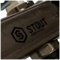 Коллектор Stout SMS-0932-000004 из нержавеющей стали без расходомеров, с клапаном вып. воздуха и сливом 4 вых.