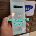 Крышка для Samsung S10 (заднее стекло) Премиум качество цвет: Белый