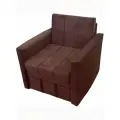 Раскладное кресло-кровать StylChairs Сёма, ширина 90/93 см, велюр коричневый