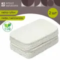 Губки для мытья посуды из люфы и целлюлозы 2 шт Eco Sponge Smart Solutions SS0000102