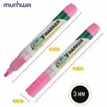 Маркер меловой MunHwa Chalk Marker (3мм, спиртовая основа, розовый) (CM-10), 24шт.