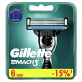 GILLETTE Кассеты для бритья Mach3, 6 шт.