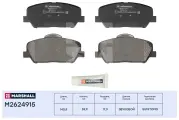 Торм. колодки дисковые передн. Kia Optima III 11- Cee'd II 12- Cerato III 13- () перед Marshall M2624915