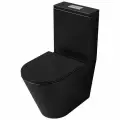 Унитаз-компакт напольный Grossman GR-4458BMSQ с микролифтом, черный матовый