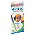 GIOTTO Цветные карандаши Stilnovo Bicolor 24 цвета (256900), ассорти