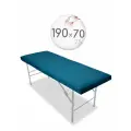 Чехол для кушетки и массажного стола, велюр, 190x70-75 см, темно-бирюзовый