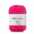 Пряжа для вязания Milk Cotton Artland 4 мотка (100 м, 50 гр), цвет 08 фуксия