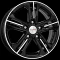 Колесный литой диск КиК Trinity-оригинал R15x6 5x100 ET43 CB57.1 Almaz_black (КС615)