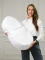 Кокон для новорожденного с эффектом памяти BIO-TEXTILES Baby-Люлька 74х38х6/14 Звездопад