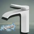 Смеситель для раковины V343511F белый литой серия VIER