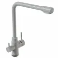 Смеситель для кухни MIXLINE ML-GS13 (310) серый с выходом для питьевой воды