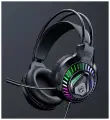 Игровые наушники с микрофоном и RGB подсветкой/ Компьютерная гарнитура / Игровые наушники / Наушники с микрофоном / Наушники с RGB подсветкой
