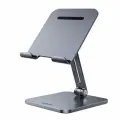 Складная подставка для телефонов и планшетов Ugreen LP134 (40393) Foldable Metal Tablet Stand gray