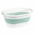 Таз 25 л Флекс складной овальный Морская волна М-Пластика М2517