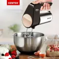 Миксер ручной CENTEK CT-1123, мощность 800 Вт, турборежим, бежевый