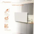 Фасад мебельный 360х450 bianco
