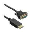 Кабель аудио-видео Buro 11v DisplayPort (m)-VGA (m) 3м контакты позолото черный (BHP DPP_VGA-3)