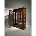 Витрина для посуды DOMKORLEONE, красное дерево (mahogany wood), стекло, зеркало, цвет орех LBW ( коричневый)