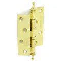Дверная петля разъемная врезная Palladium N 401-4 100х75х3 мм золото