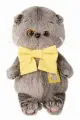 Мягкая игрушка БУДИ БАСА Кот Басик baby, в бантике, размер 20 см