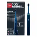 Splat Sense&Power Зубная щетка электрическая звуковая со сменными насадками зарядной станцией модель S88 синяя