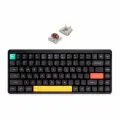 Игровая беспроводная клавиатура Nuphy AIR75 V2 RGB Brown Switch (черный)