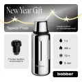 Bobber/Термос для чая Flask 1 литр/зеркальный/держит тепло до 48 часов/глухая пробка