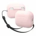 Силиконовый чехол для AirPods Pro 2, Elago с ремешком розовый (1 шт)