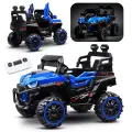Электромобиль U014087Y Багги с р/у управлением, 100х66х77 см. (синий)