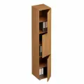 Шкаф с полками 3-дверный узкий 41x45x219 ольха европейская