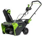 Снегоуборщик аккумуляторный Greenworks GD82, 82V, бесщеточный, c АКБ 5АЧ и ЗУ
