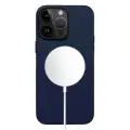 Чехол KZDOO MAG NOBLE, для iPhone 14 Pro Max MagSafe, оригинальная кожа, матовый — Темно Синий