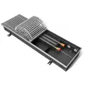 Внутрипольный конвектор TECHNO KVZ 250-85-1000 с естественной конвекцией, без решетки