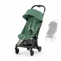 Прогулочная коляска Cybex Coya, цвет Leaf Green RC / Matt Black (Зелёный / Чёрное шасси)
