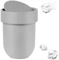 Контейнер мусорный Umbra Touch с крышкой, серый