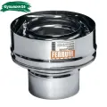 Адаптер стартовый для дымоходов Ferrum f0318, d 115х200, сталь 0.8 мм, сэндвич-конструкция