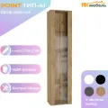 POINT ТИП-41 шкаф-витрина навесной, 40 х 170 х 29 см, МДФ/ЛДСП, Дуб Вотан