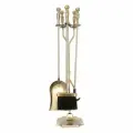 Набор каминный D51032АВ (4 предмета, 79см, античная латунь), на подставке